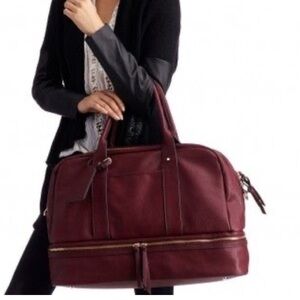 SOLE SOCIETY Vegan Leather Mason Weekender Bag